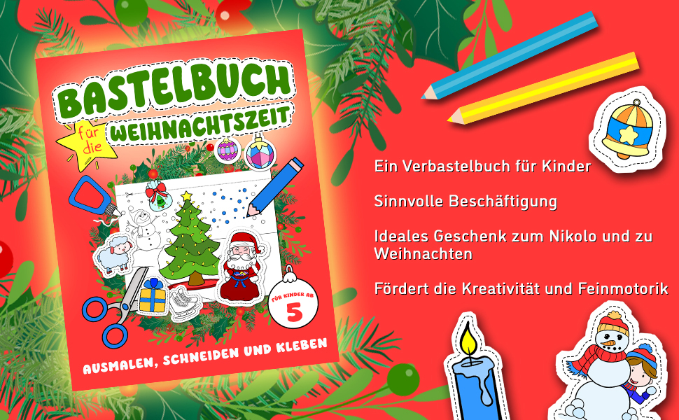 Kreative Ideen für Kinder in den Weihnachtsferien: Mehrwerte für Eltern und Bastelspaß für die Kleinen - Free Download Weihnachtskrippe - Barbara Lachner - Autorin und Fotografin - Barbara Lachner Blog-Die Weihnachtsferien sind eine magische Zeit voller Vorfreude und Gemütlichkeit. Doch für viele Eltern stellt sich die Frage: Wie beschäftige ich meine Kinder sinnvoll und kreativ, ohne dass Langeweile aufkommt?
Für Eltern, die auf der Suche nach inspirierenden Projekten sind, bietet mein "Bastelbuch für die Weihnachtszeit - Ausmalen, Schneiden und Kleben: Bastelspaß für Kinder für eine weihnachtliche Beschäftigung in der Adventzeit" die perfekte Lösung. Es enthält liebevolle weihnachtliche Ausmal und Klebemotive, die nicht nur die Langeweile vertreiben, sondern auch spielerisch Fähigkeiten fördern.

So werden die Weihnachtsferien für die Kleinen zu einer magischen Zeit voller Freude, Kreativität und wertvoller Erlebnisse – und Eltern dürfen sich über entspannte und glückliche Kinder freuen!